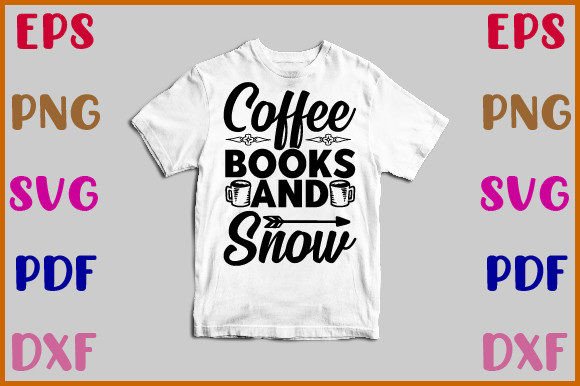 A Designer's Take on Coffee Books and Snow Svg