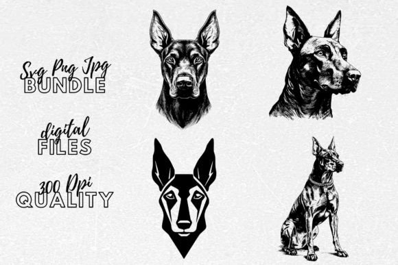 Doberman Pinscher SVG - Dog Clipart: A Designer's Hands-On Review
