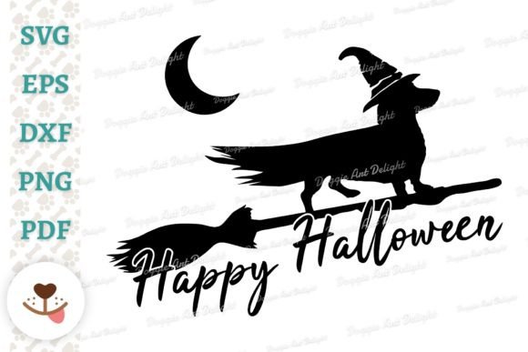 Happy Halloween Dachshund Dog Png Svg