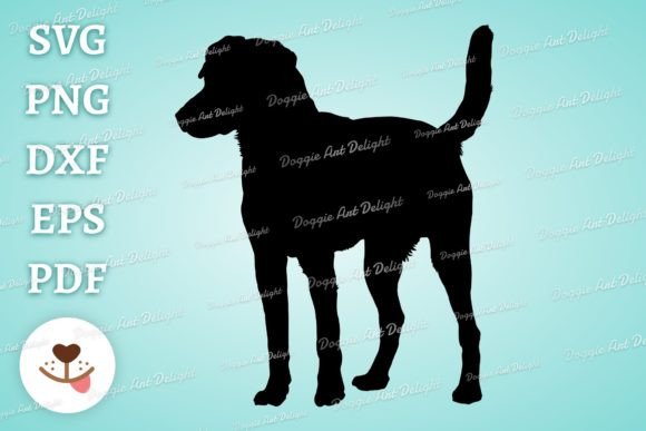 Mutt Dog Silhoeutte Svg Png Dxf Cut File